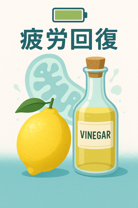 酸っぱいものと疲労の関係｜クエン酸・酢酸のメカニズムと効果