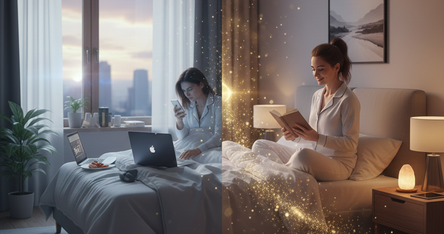 夜中に目覚めない！中途覚醒を防ぐための究極の「夕活」4選